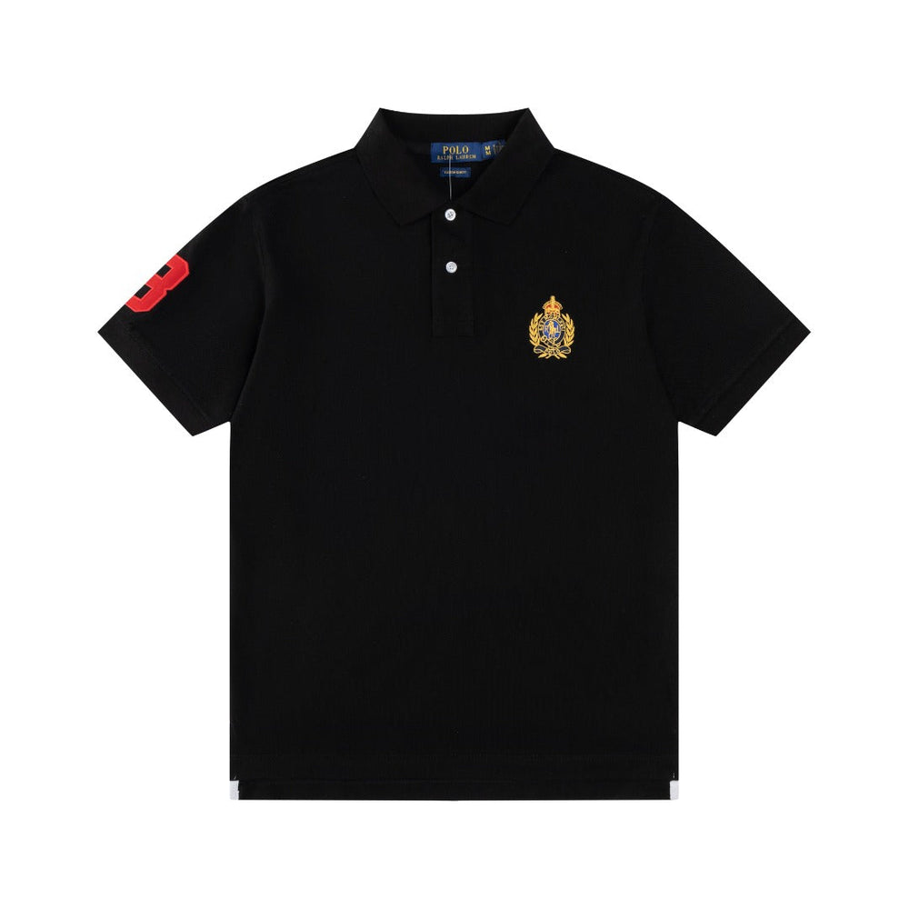 Ralph Lauren Gold Pony Polo Collar T-Shirt