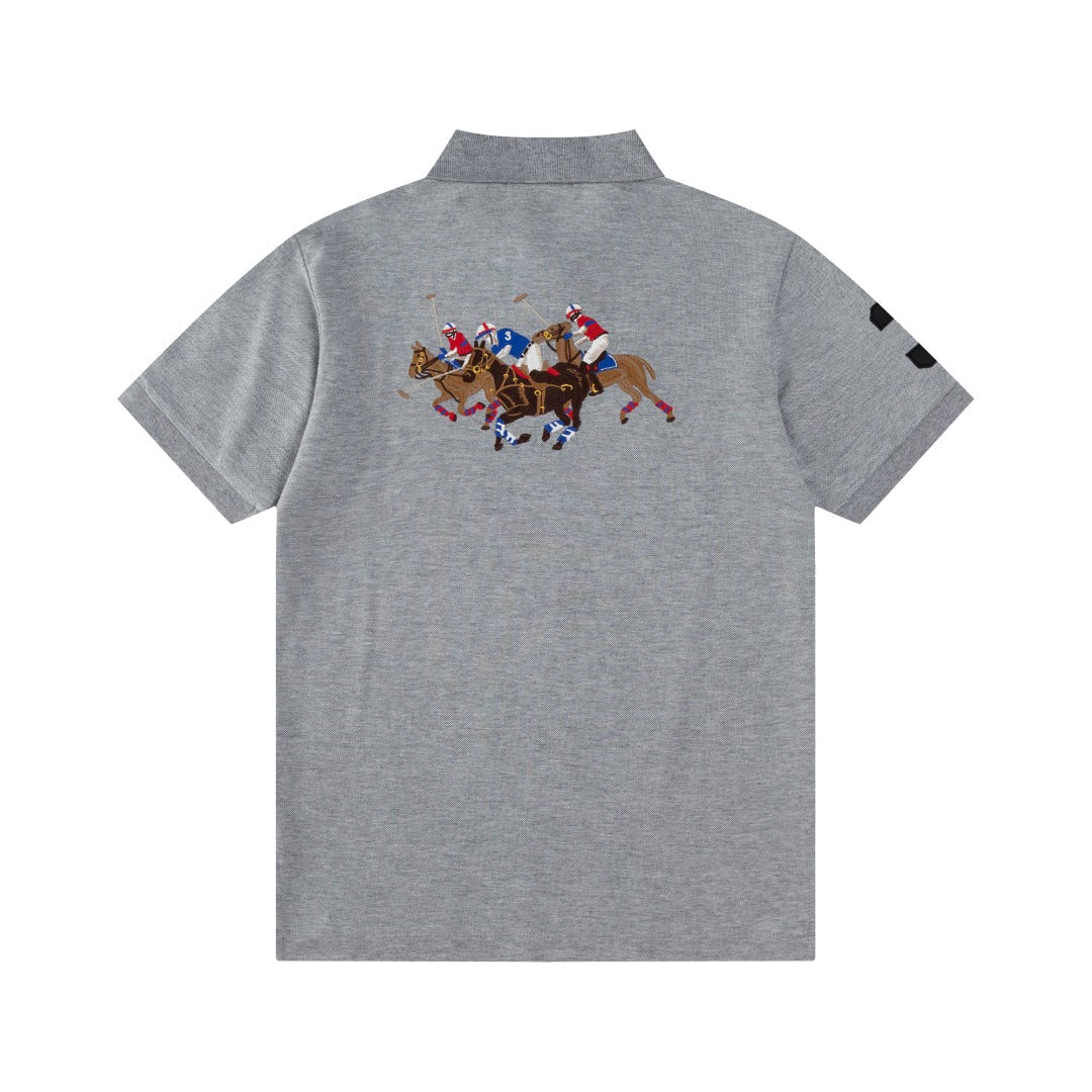Ralph Lauren Altın Pony Polo Yaka Tişört