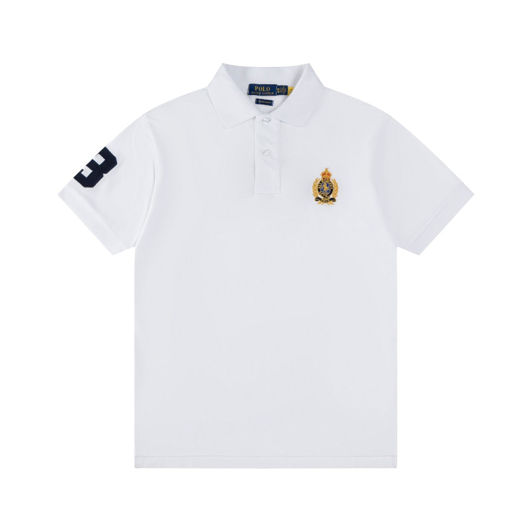 Ralph Lauren Altın Pony Polo Yaka Tişört