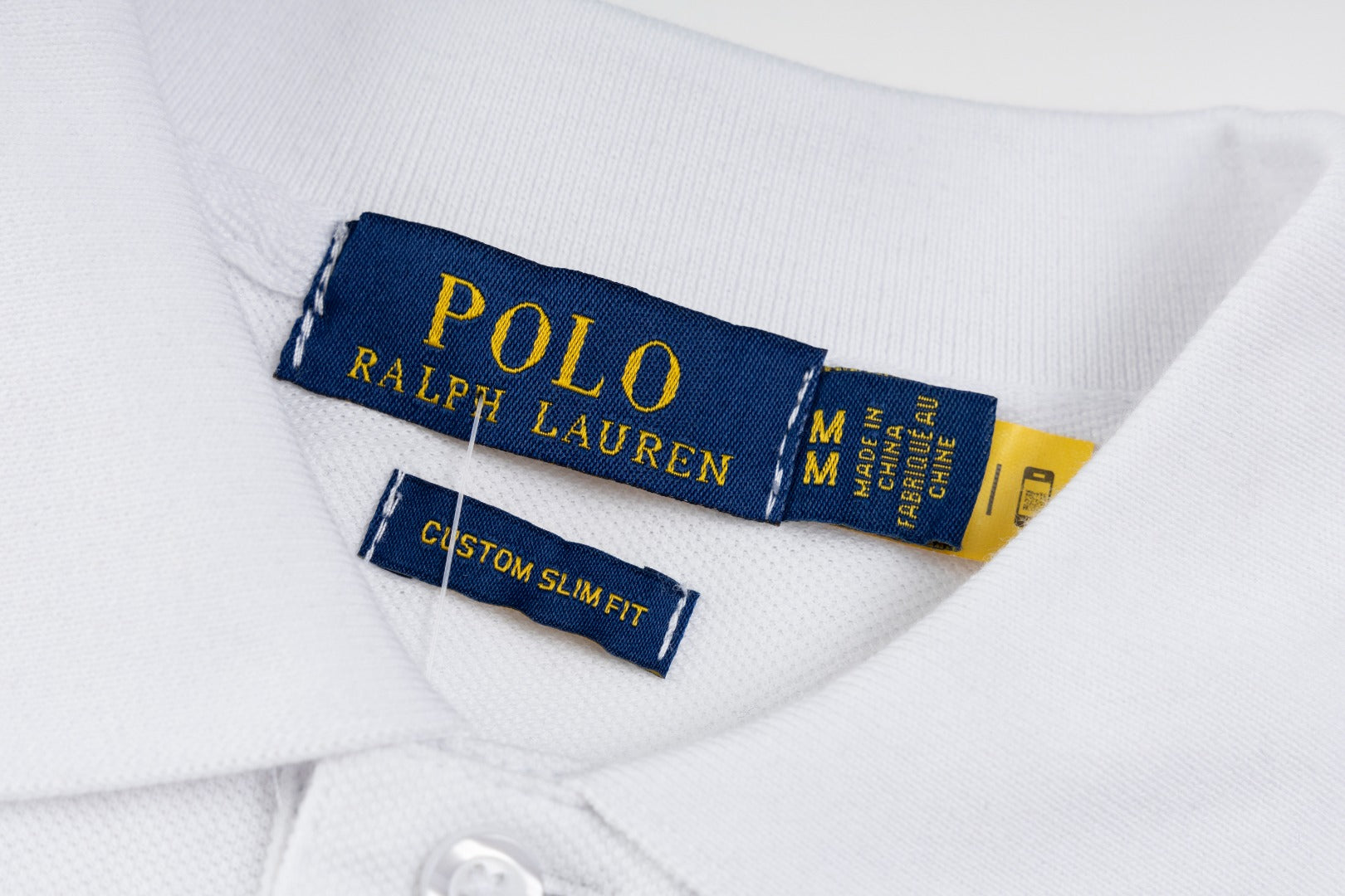 Ralph Lauren Gold Pony Polo Collar T-Shirt