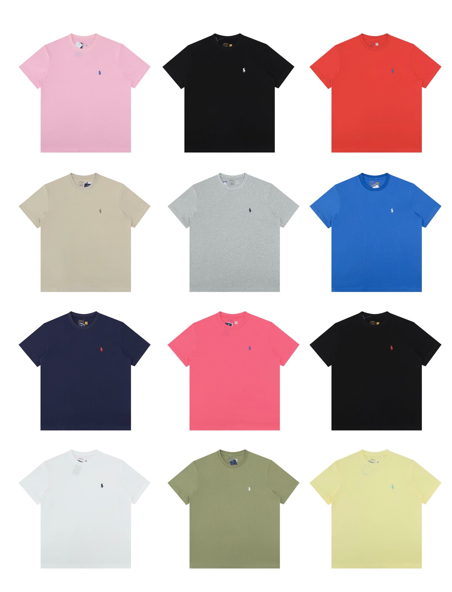 Ralph Lauren Klasik Bisiklet Yaka Tişört