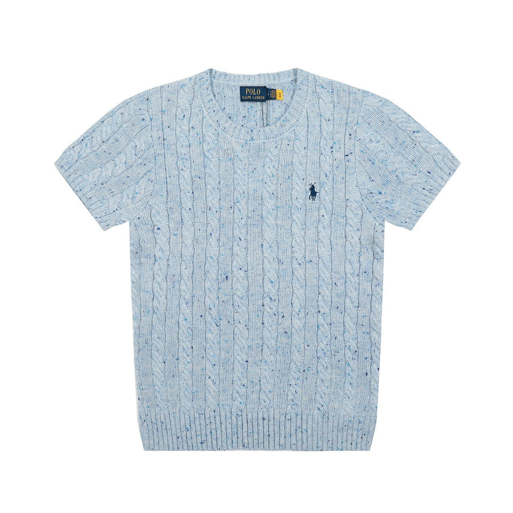 Ralph Lauren Wool Blend Cable Knit T-Shirt