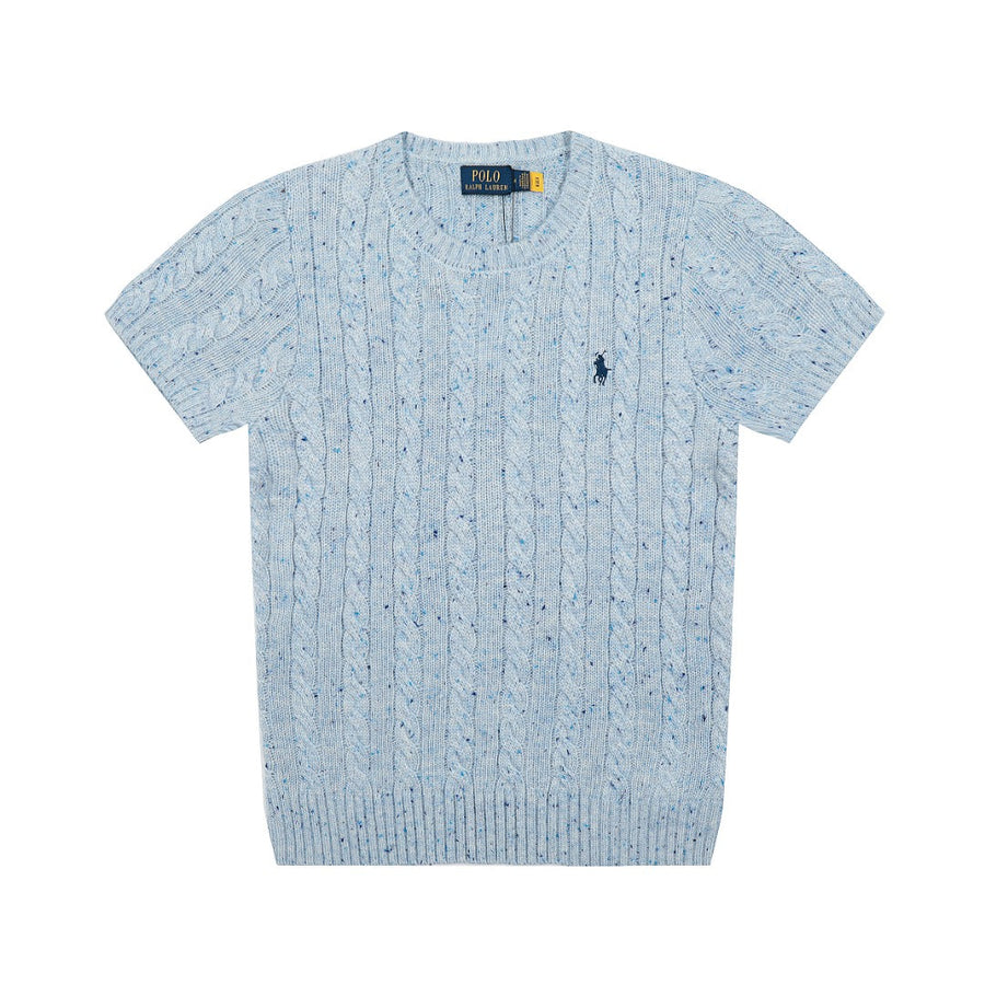 Ralph Lauren Wool Blend Cable Knit T-Shirt