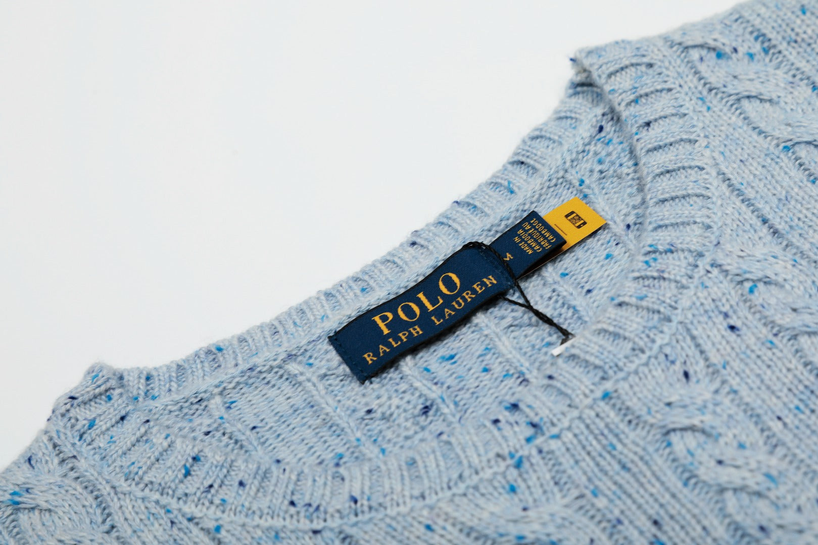 Ralph Lauren Wool Blend Cable Knit T-Shirt