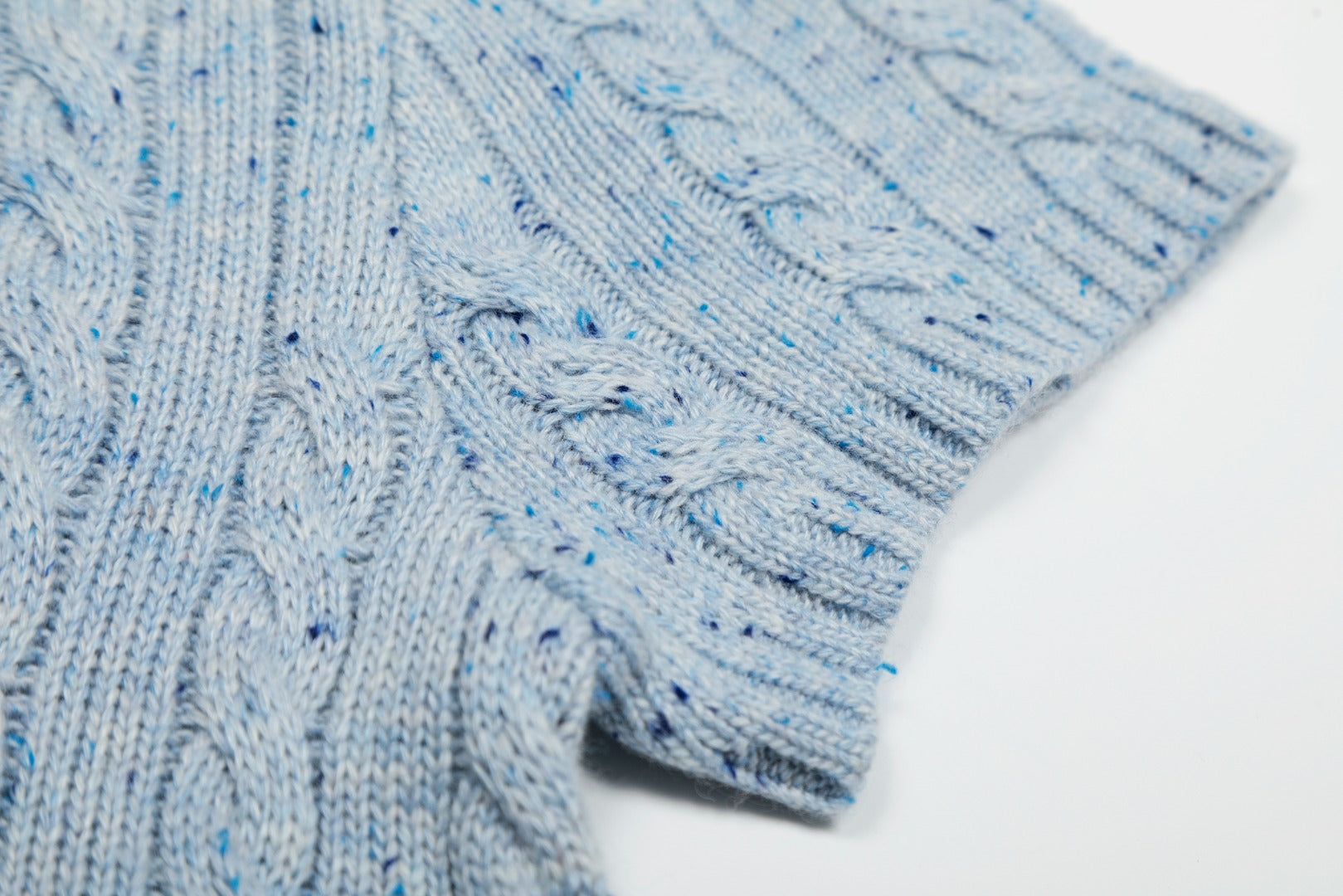 Ralph Lauren Wool Blend Cable Knit T-Shirt