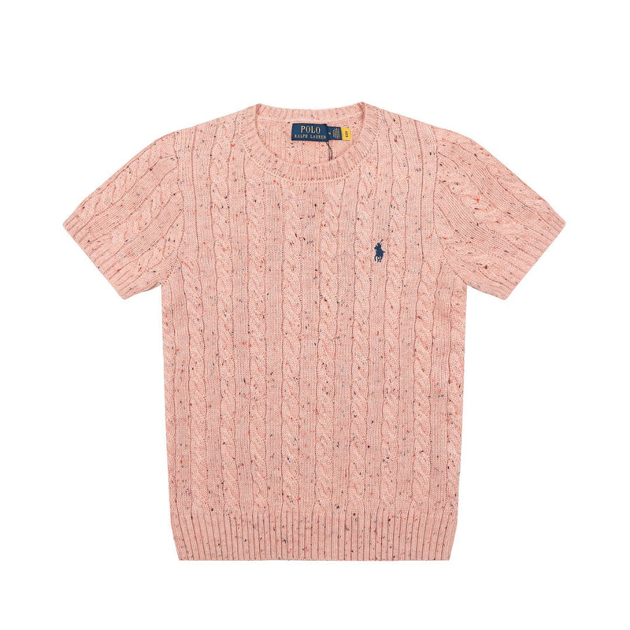 Ralph Lauren Wool Blend Cable Knit T-Shirt
