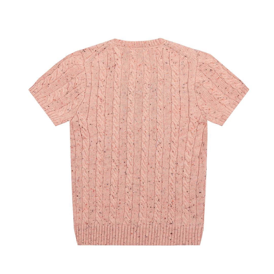 Ralph Lauren Wool Blend Cable Knit T-Shirt
