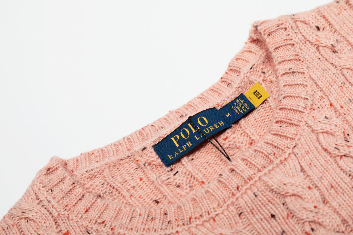Ralph Lauren Yün Karışımı Saç Örgü Tişört