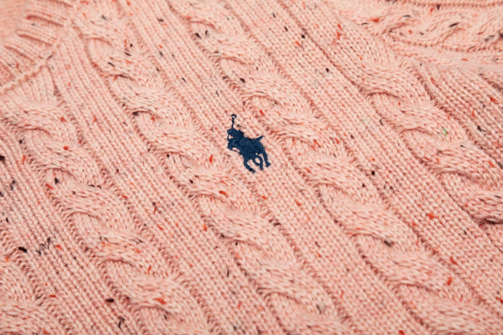Ralph Lauren Wool Blend Cable Knit T-Shirt