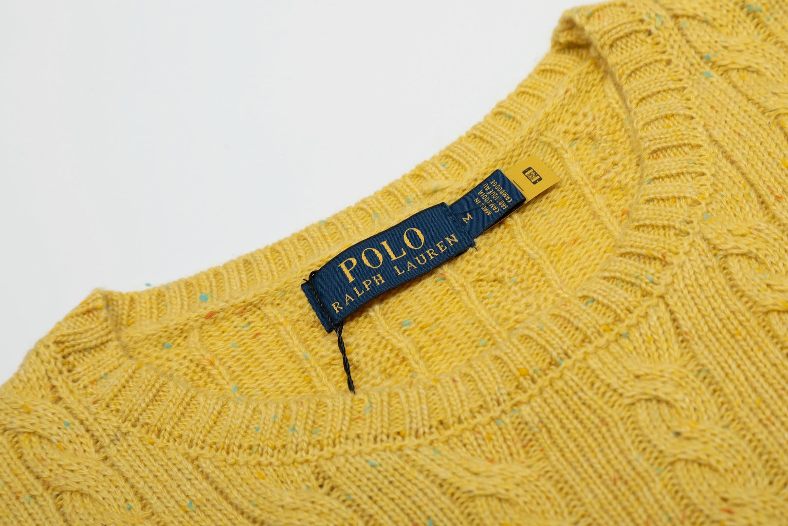 Ralph Lauren Wool Blend Cable Knit T-Shirt