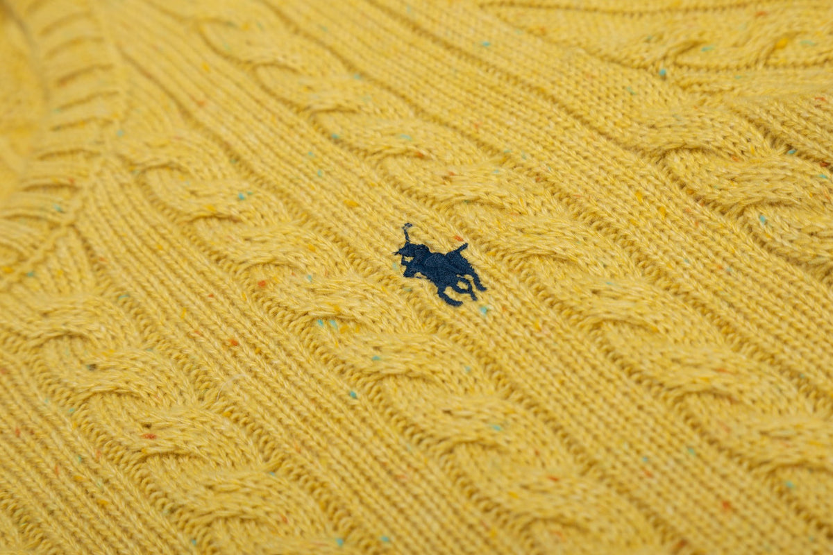 Ralph Lauren Wool Blend Cable Knit T-Shirt