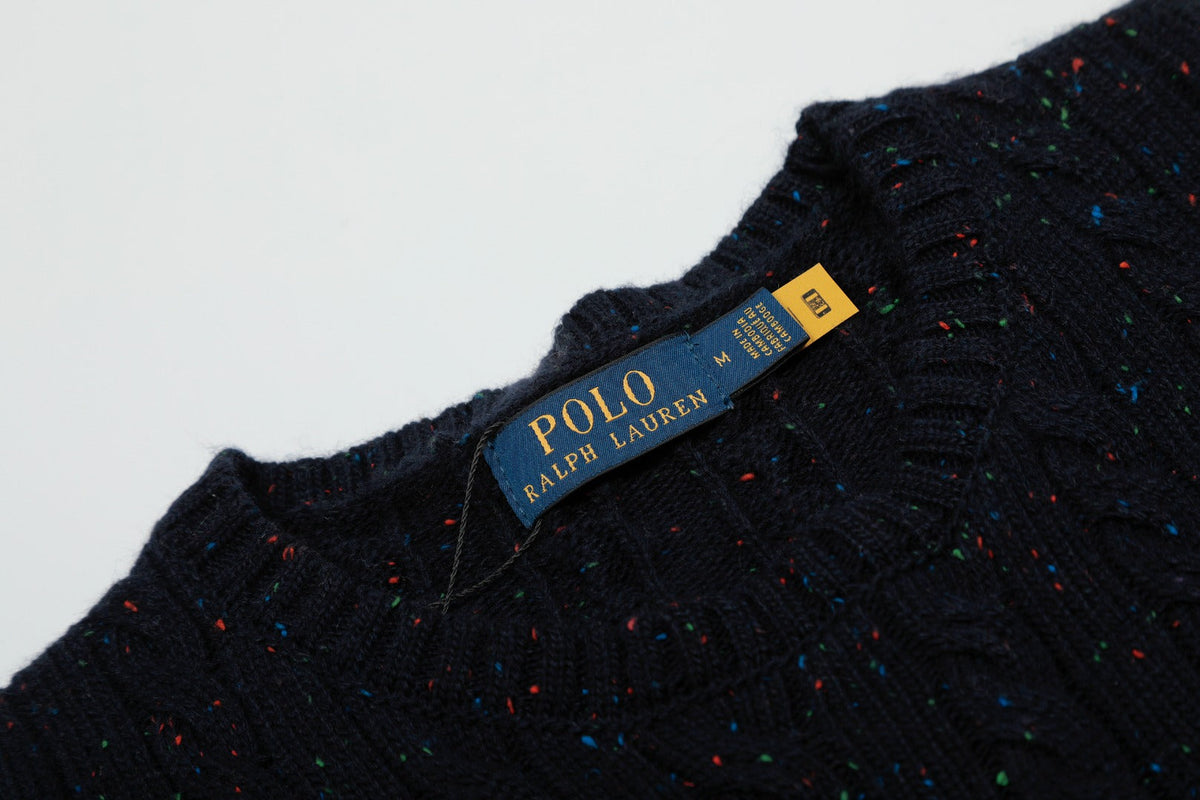 Ralph Lauren Wool Blend Cable Knit T-Shirt
