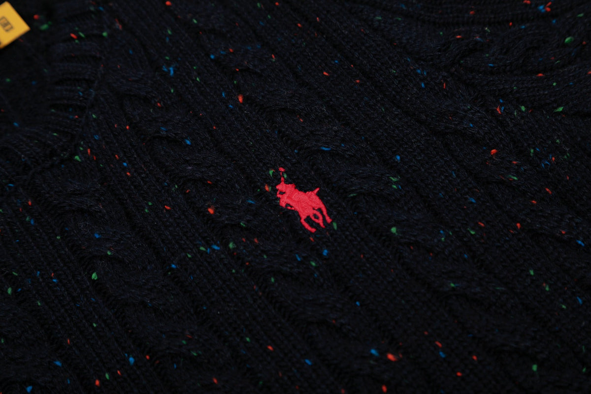 Ralph Lauren Wool Blend Cable Knit T-Shirt