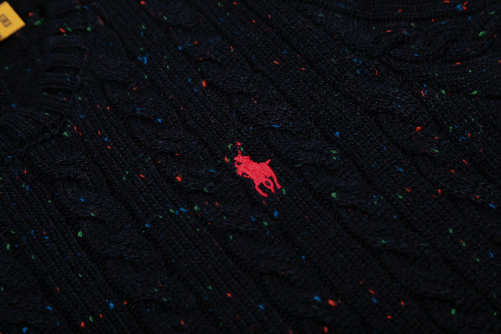 Ralph Lauren Wool Blend Cable Knit T-Shirt