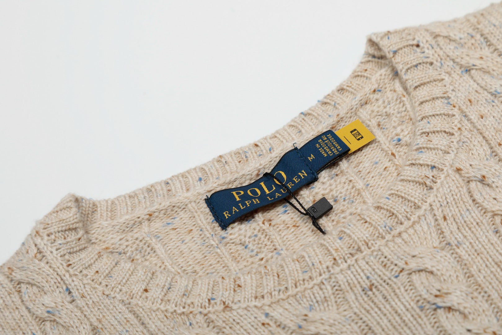 Ralph Lauren Wool Blend Cable Knit T-Shirt