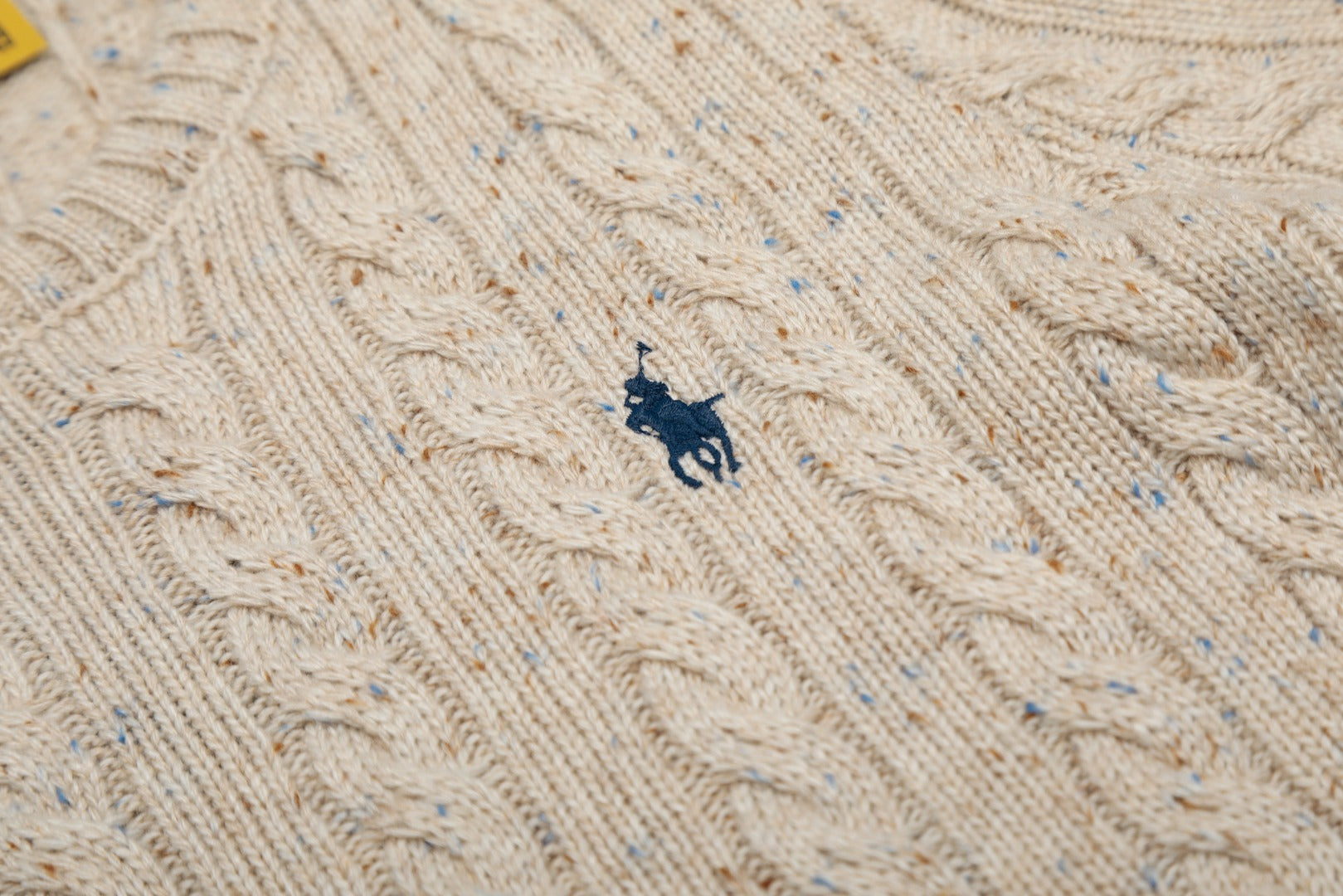 Ralph Lauren Wool Blend Cable Knit T-Shirt