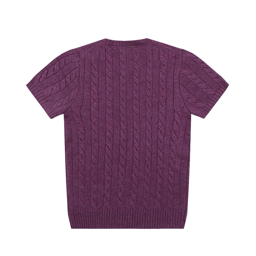 Ralph Lauren Wool Blend Cable Knit T-Shirt