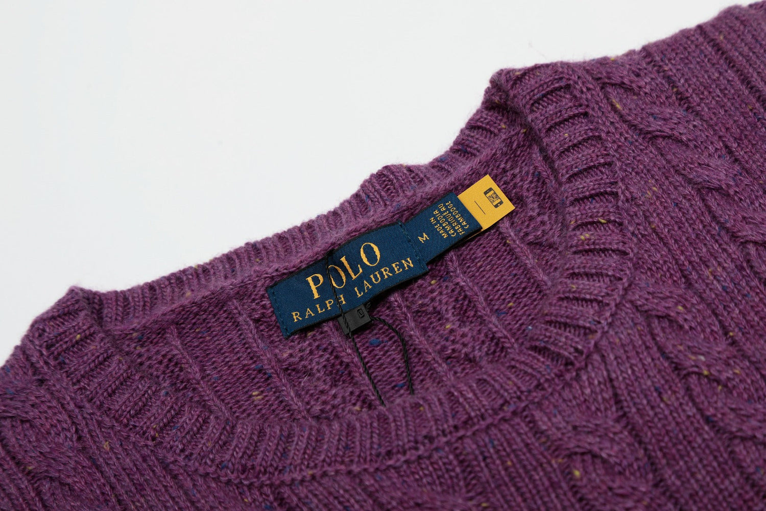 Ralph Lauren Yün Karışımı Saç Örgü T-Shirt