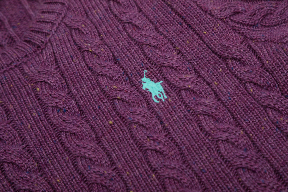Ralph Lauren Wool Blend Cable Knit T-Shirt