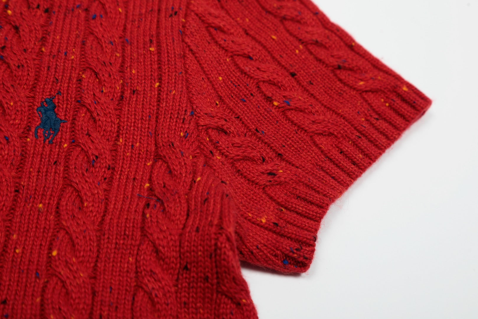 Ralph Lauren Wool Blend Cable Knit T-Shirt