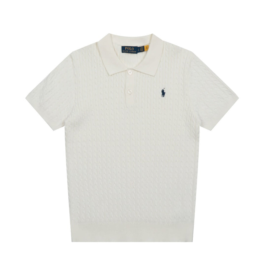 Ralph Lauren Cable Knit Polo T-Shirt