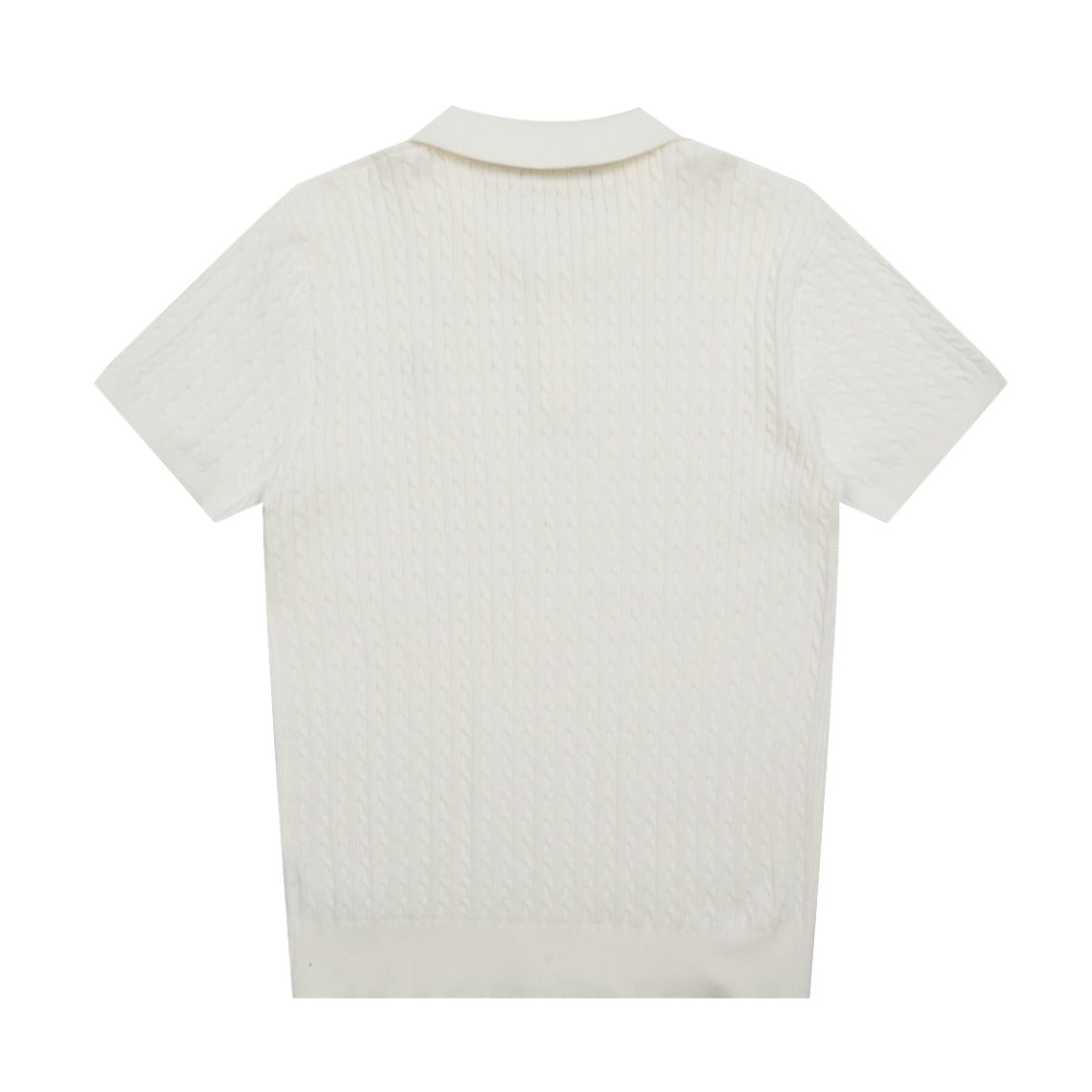 Ralph Lauren Cable Knit Polo T-Shirt
