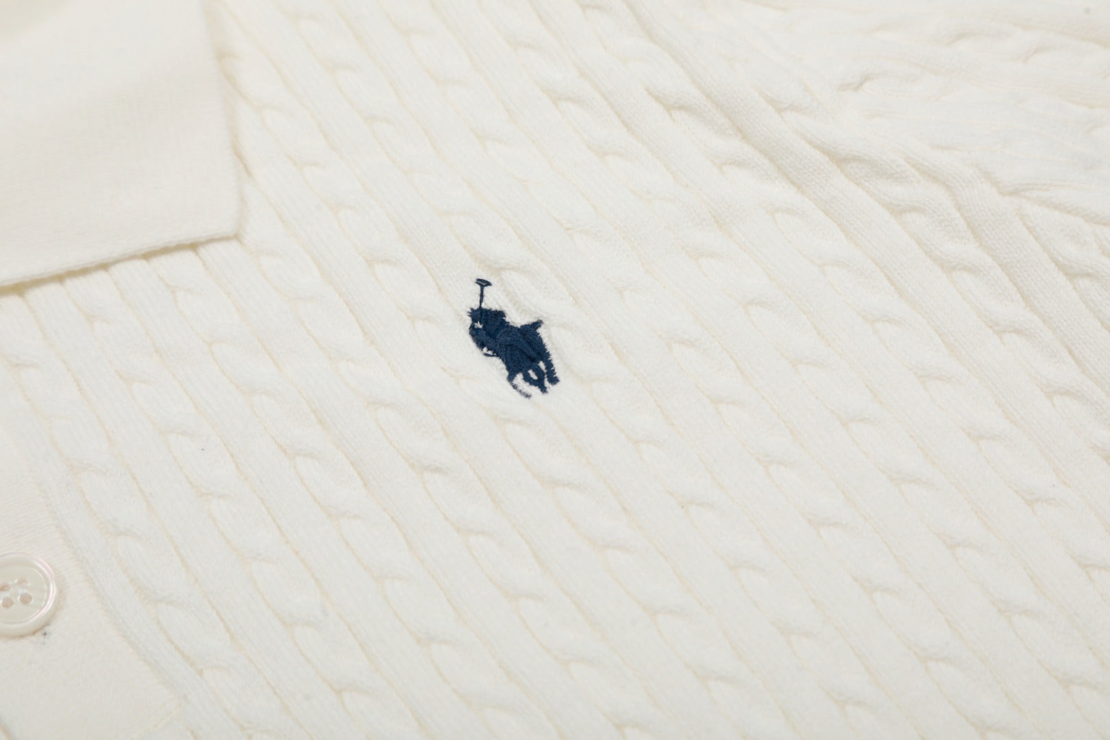 Ralph Lauren Cable Knit Polo T-Shirt