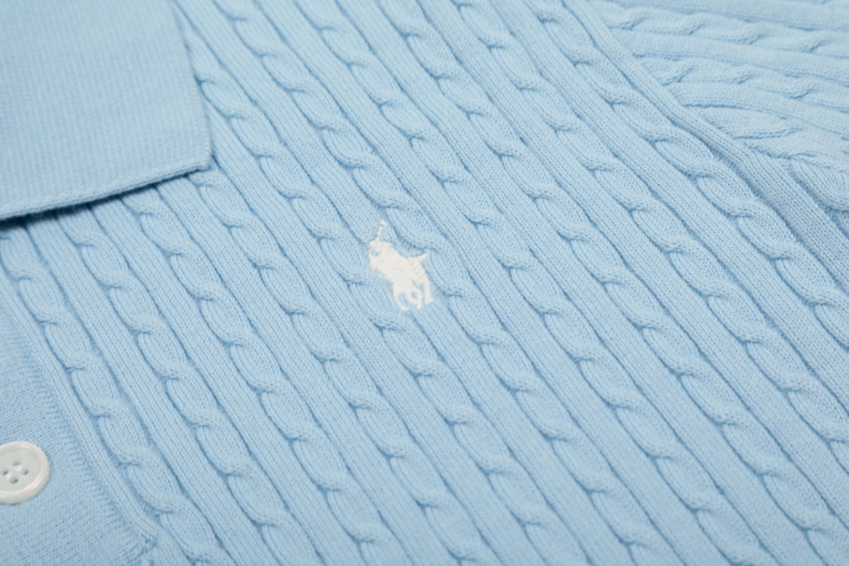 Ralph Lauren Cable Knit Polo T-Shirt