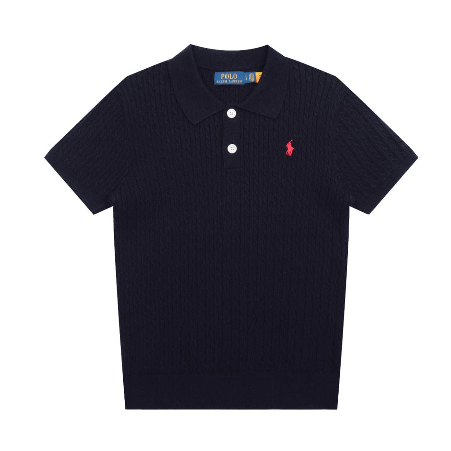 Ralph Lauren Cable Knit Polo T-Shirt