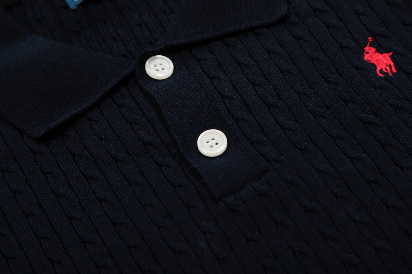 Ralph Lauren Saç Örgü Polo Tişört