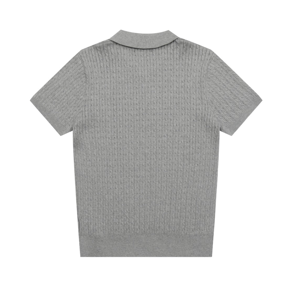 Ralph Lauren Cable Knit Polo T-Shirt