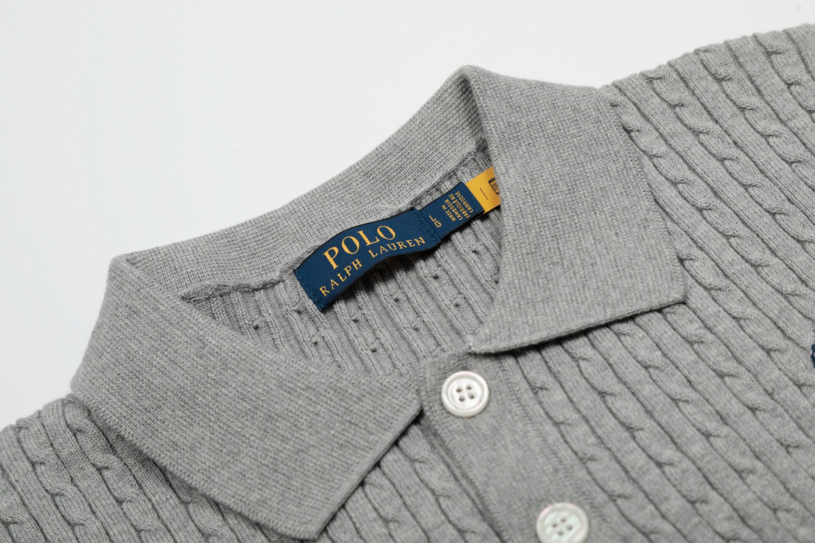 Ralph Lauren Cable Knit Polo T-Shirt