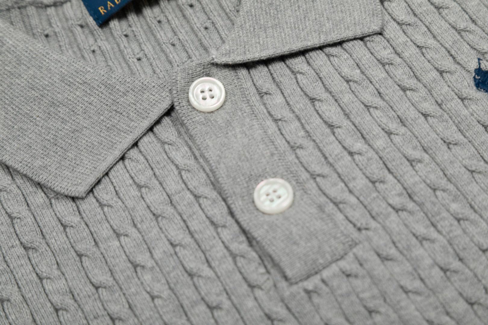 Ralph Lauren Cable Knit Polo T-Shirt