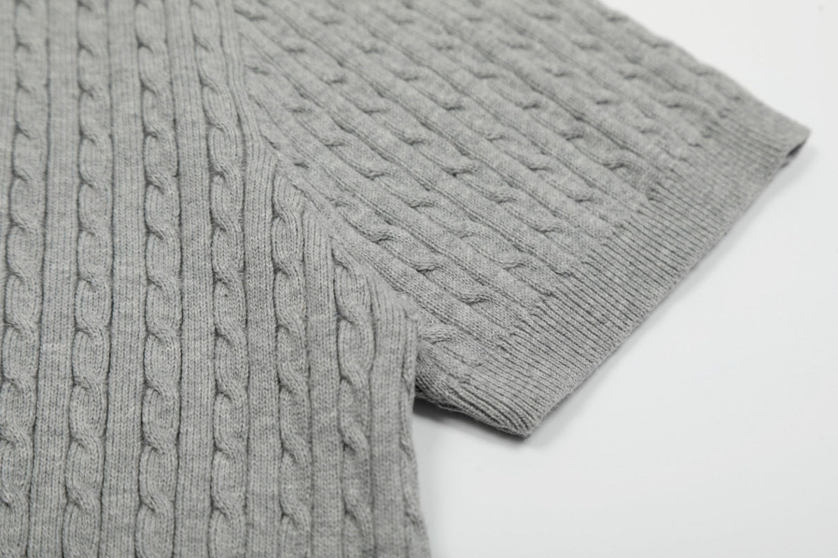 Ralph Lauren Cable Knit Polo T-Shirt