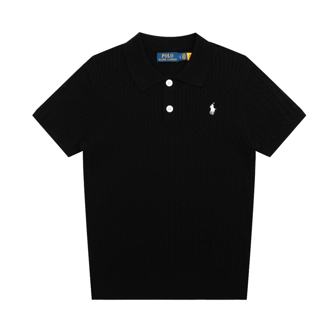 Ralph Lauren Cable Knit Polo T-Shirt