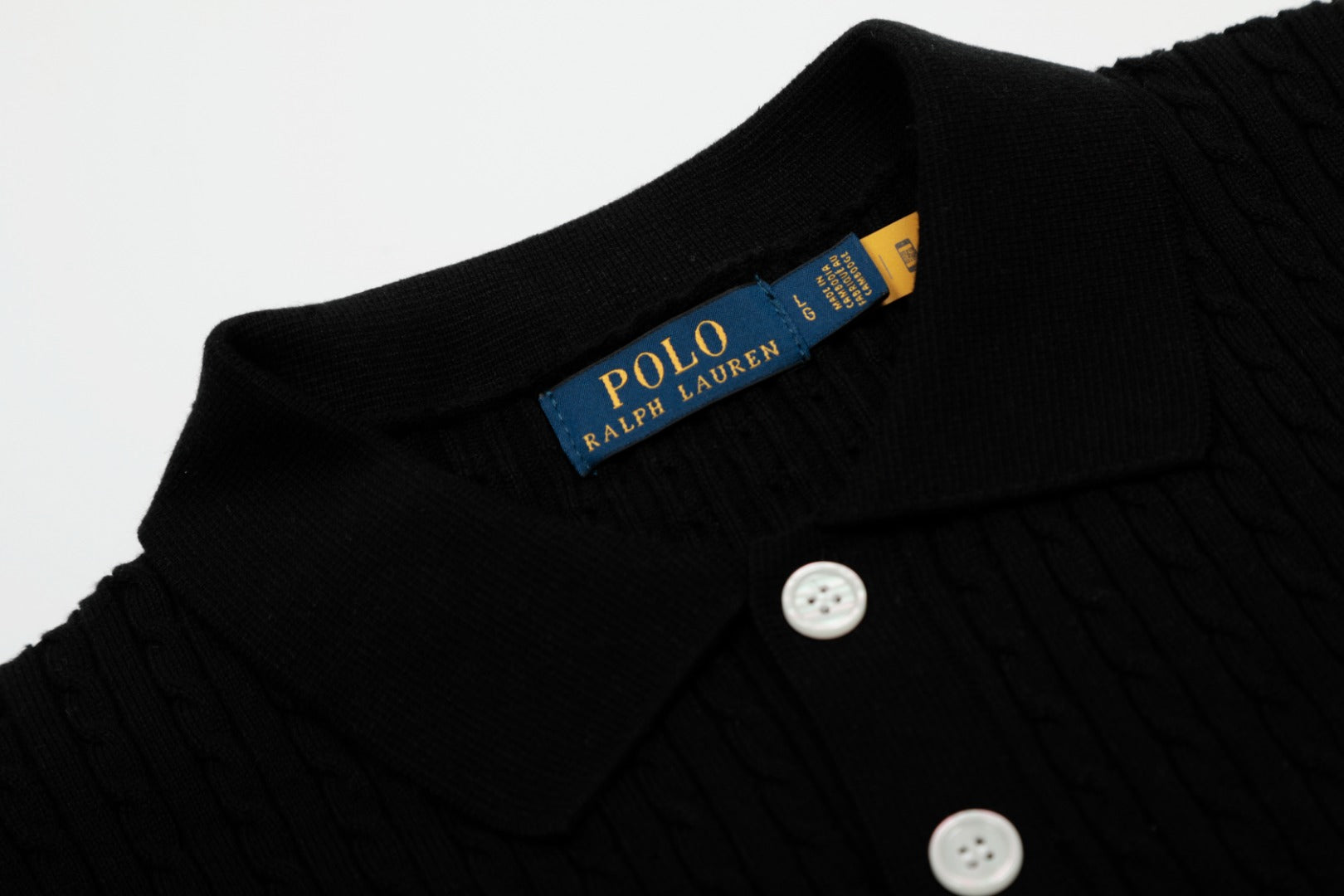 Ralph Lauren Cable Knit Polo T-Shirt