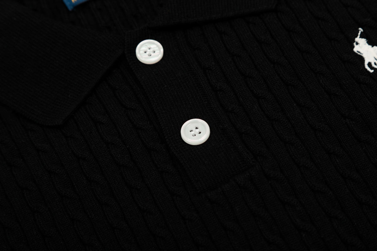 Ralph Lauren Cable Knit Polo T-Shirt