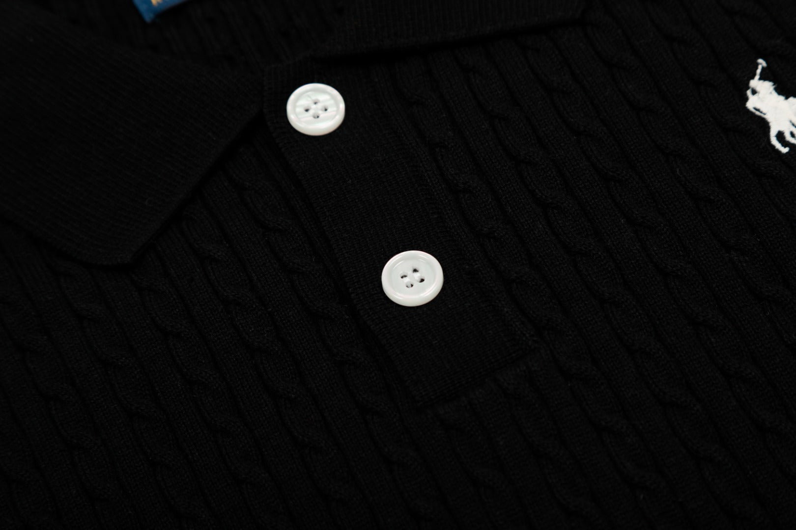 Ralph Lauren Cable Knit Polo T-Shirt