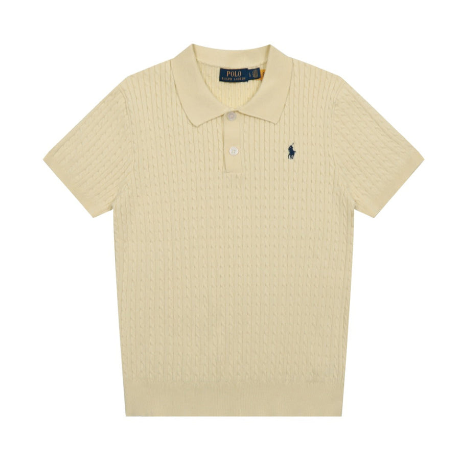 Ralph Lauren Cable Knit Polo T-Shirt