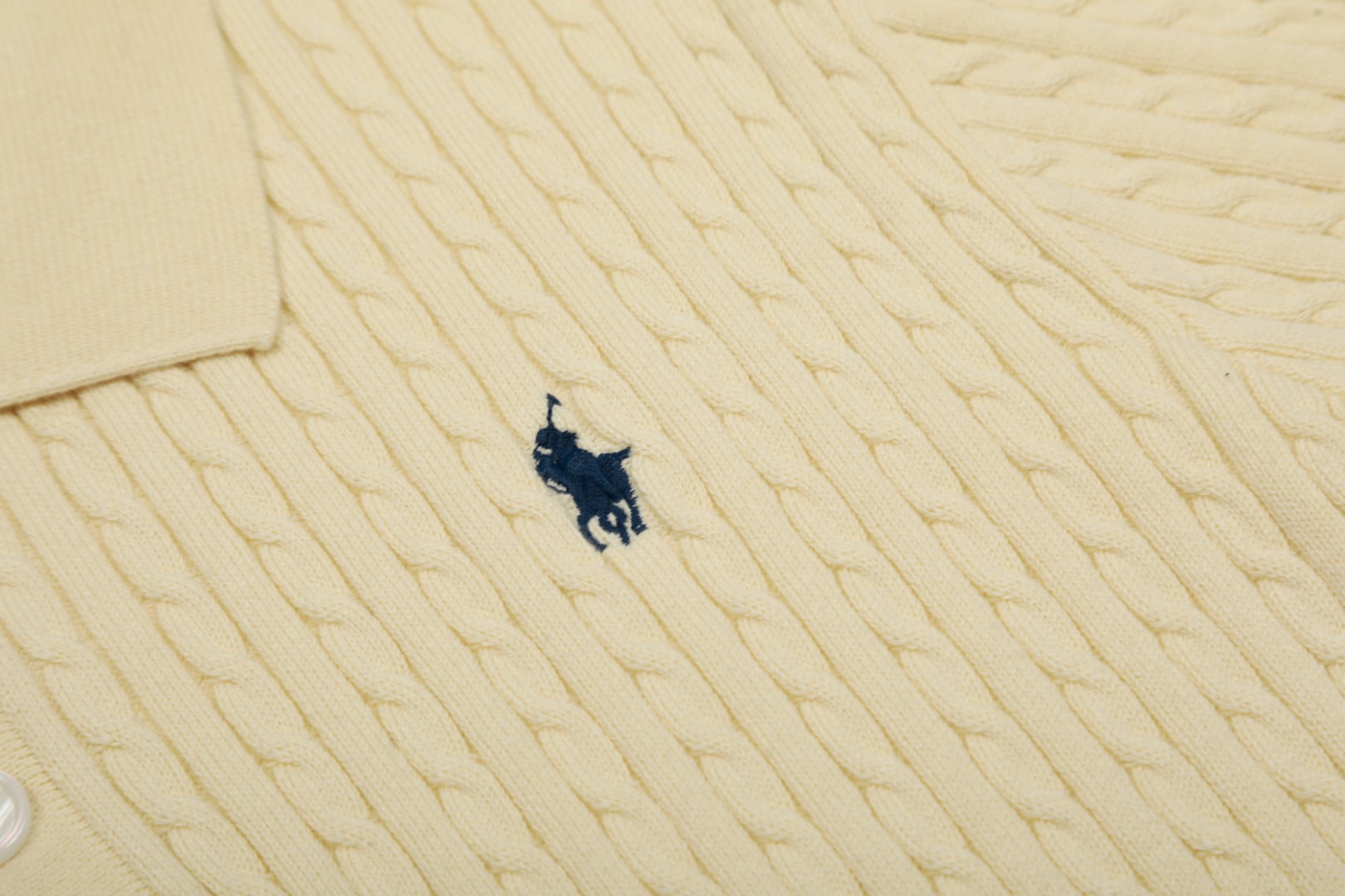 Ralph Lauren Cable Knit Polo T-Shirt