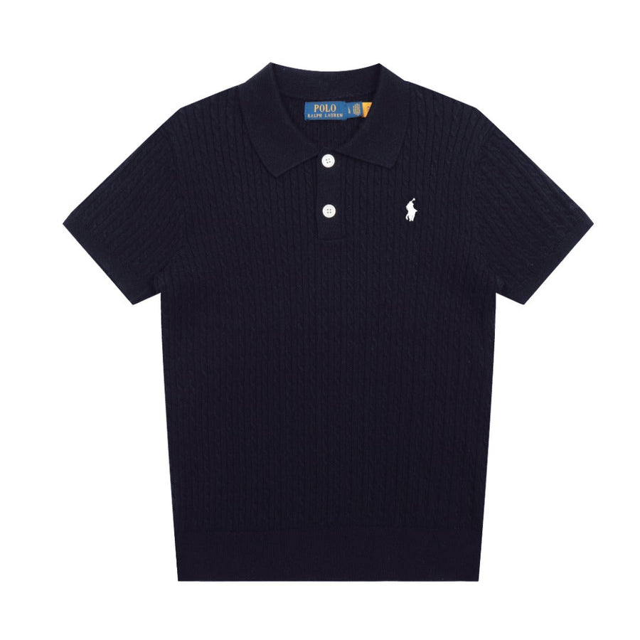Ralph Lauren Cable Knit Polo T-Shirt