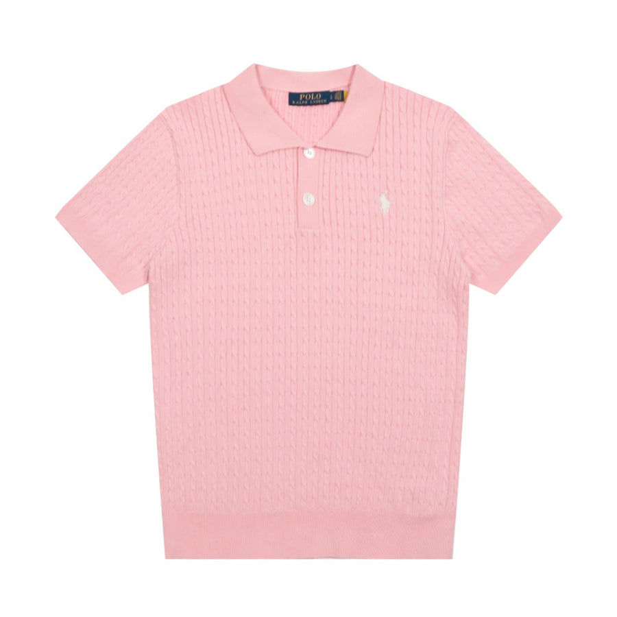 Ralph Lauren Cable Knit Polo T-Shirt