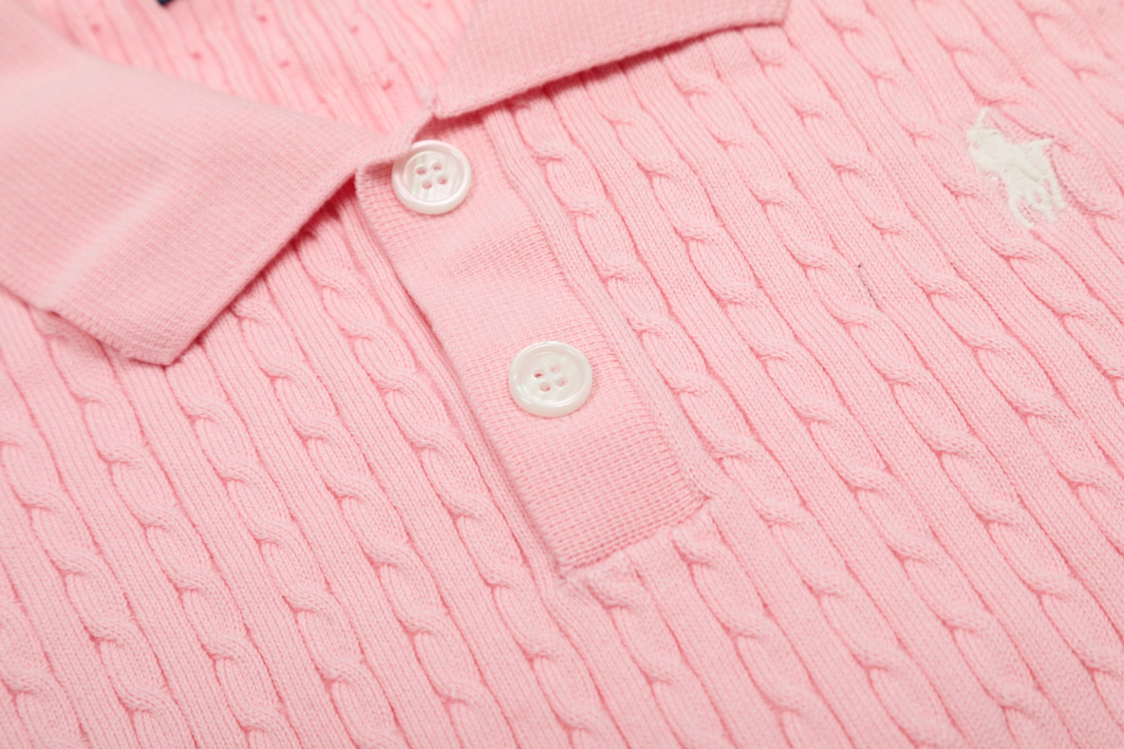Ralph Lauren Cable Knit Polo T-Shirt