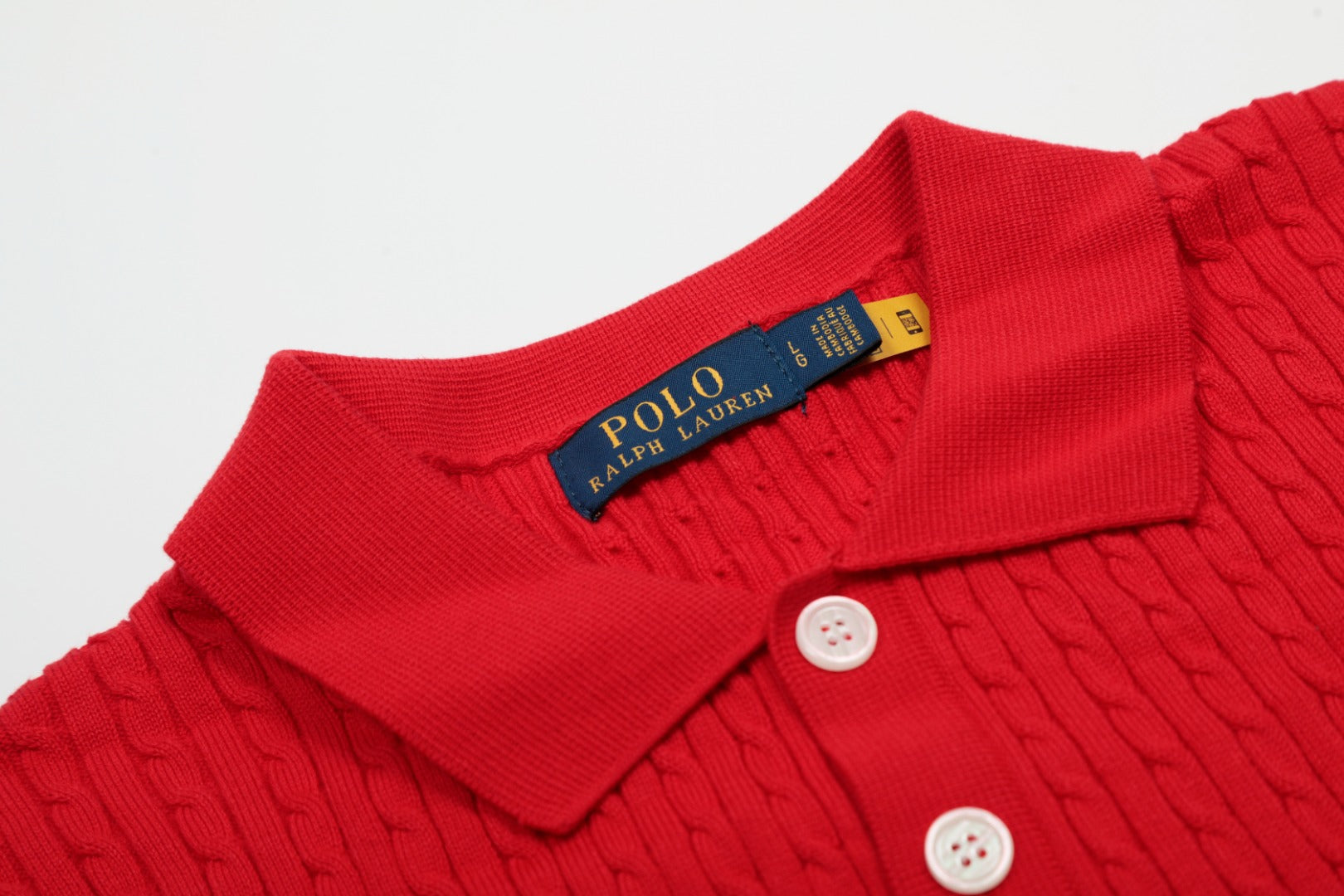 Ralph Lauren Cable Knit Polo T-Shirt