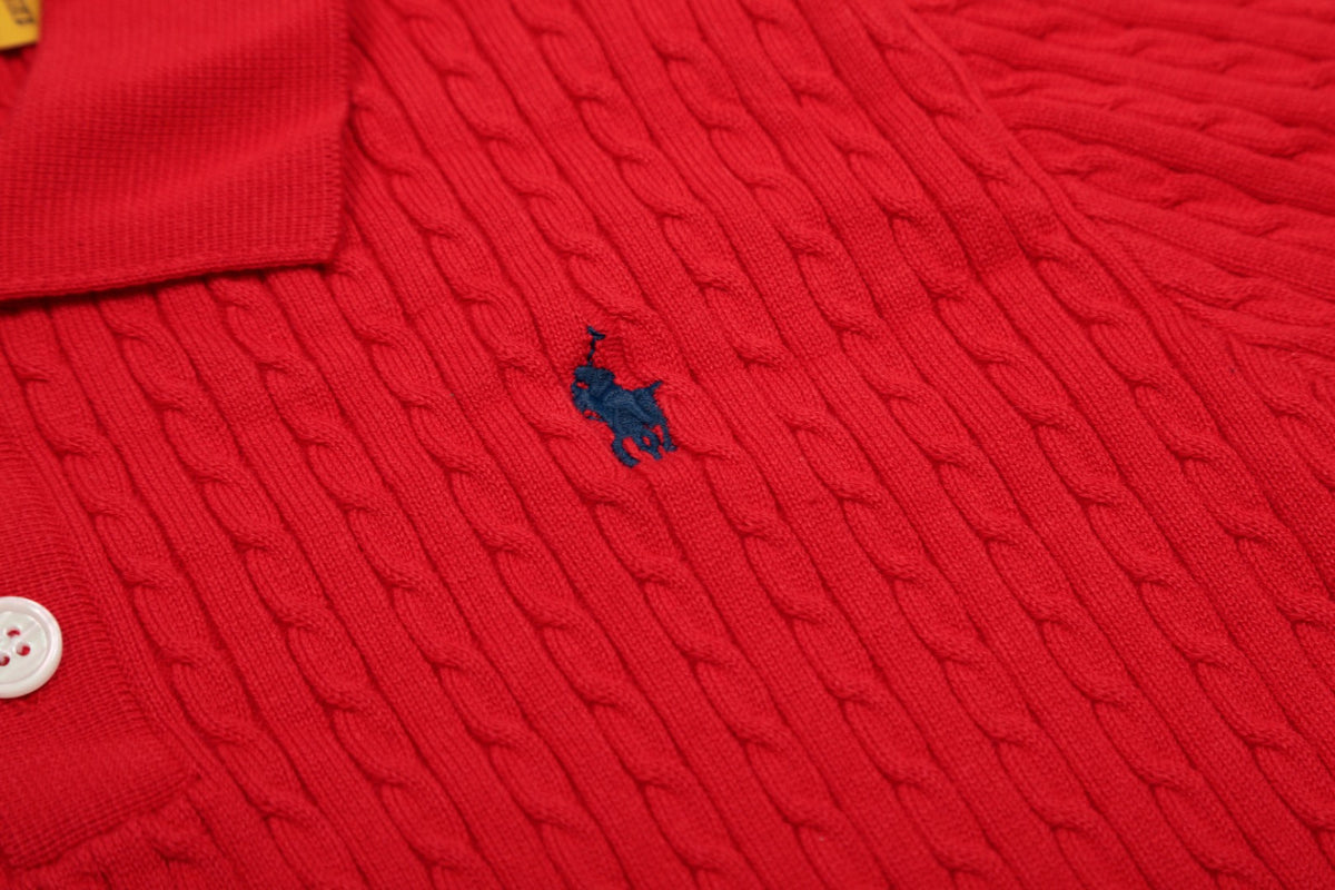Ralph Lauren Cable Knit Polo T-Shirt