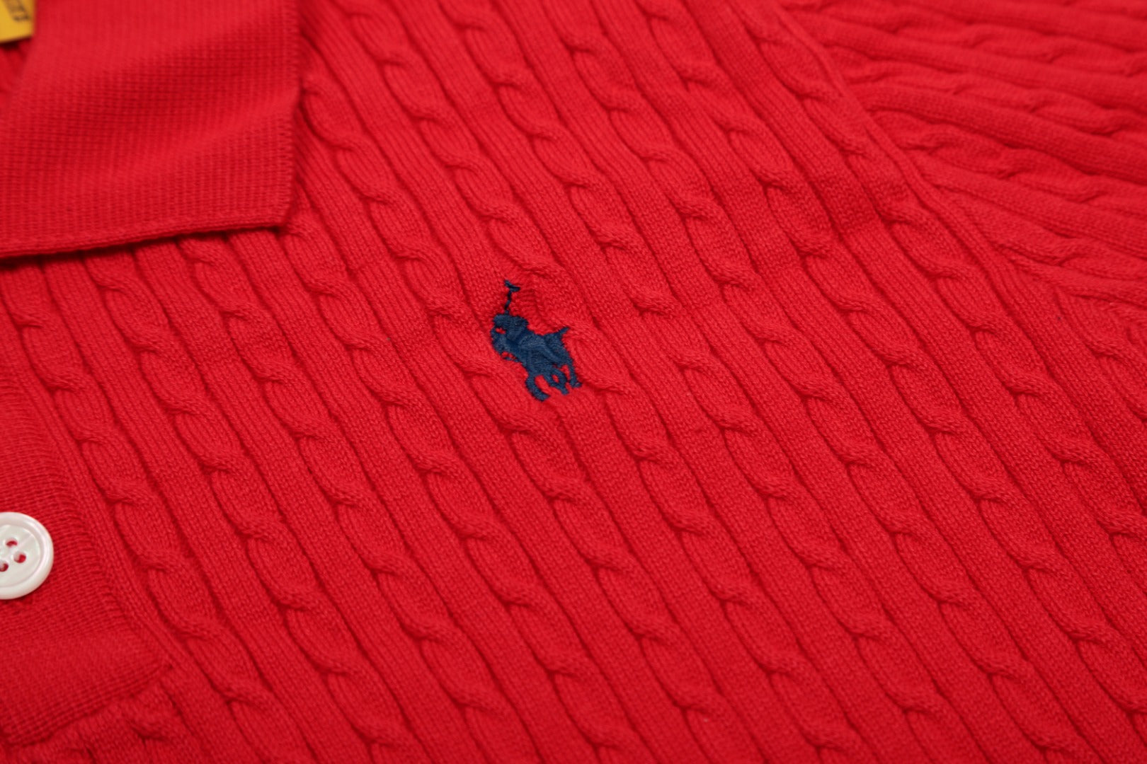 Ralph Lauren Cable Knit Polo T-Shirt