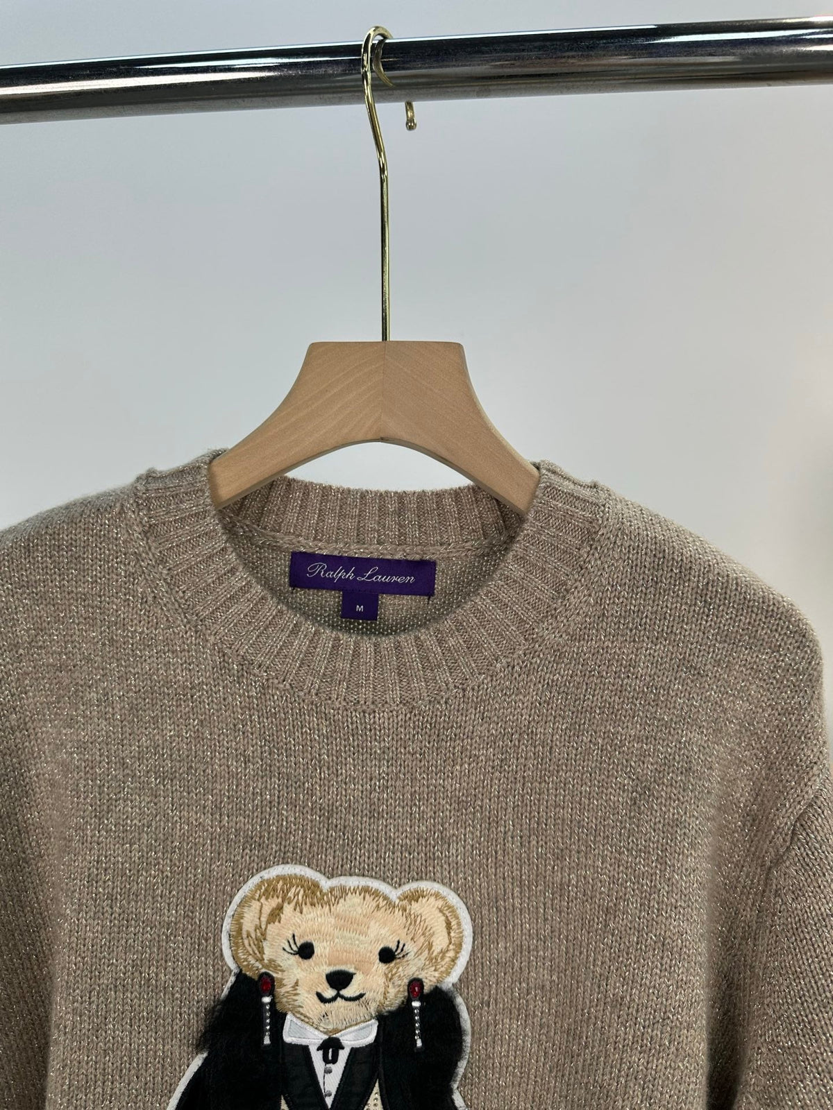 Ralph Lauren Teddy 100% Kaşmir (Purple Label)