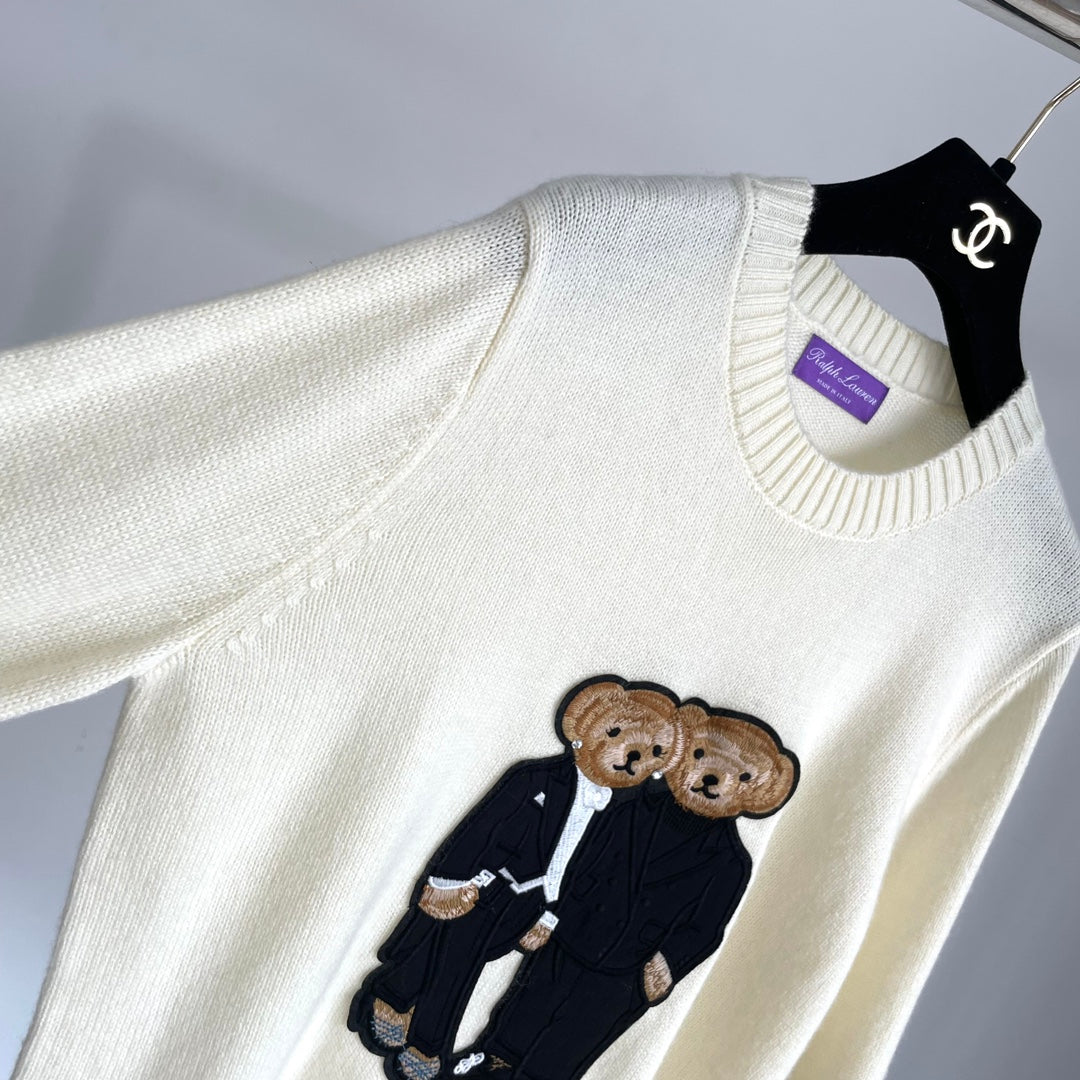 Ralph Lauren Teddy 100% Kaşmir (Purple Label)