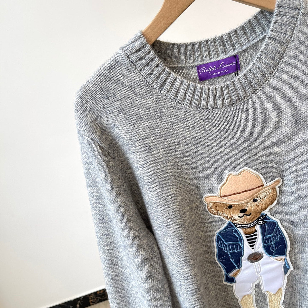 Ralph Lauren Teddy 100% Kaşmir (Purple Label)