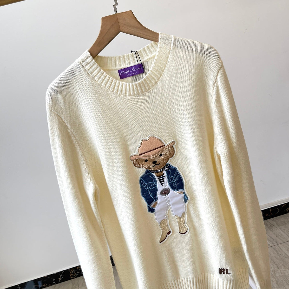 Ralph Lauren Teddy 100% Kaşmir (Purple Label)